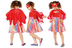 Child Costume Owlette Deluxe Dress Age 6-8 Years