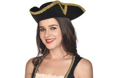 Costume Accessory Baroque Tricorn Hat One Size