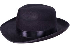 Costume Accessory Gangster 'AlCapone' Hat Black One Size