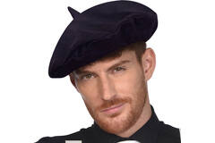 Costume Accessory Classic Beret Black One Size
