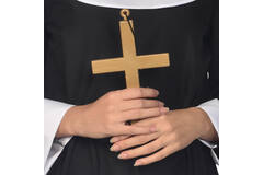 Costume Accessory Chain with Cross One Size