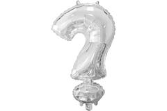 Mini Letter ? Silver Foil Balloon N16 Packaged 37 cm x 23 cm