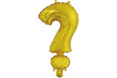 Mini Letter ? Gold Foil Balloon N16 Packaged 37 cm x 23 cm