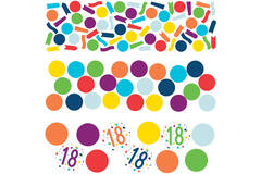 Confetti 18 Confetti Birthday Paper 34 g