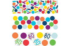 Confetti 80 Confetti Birthday Paper 34 g