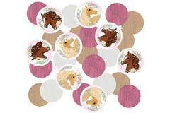 Confetti Beautiful Horses Paper 14 g