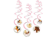 6 Swirl Decoration Beautiful Horses