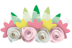 4 Flower Headbands Beautiful  Horses