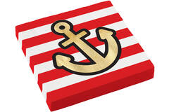 16 Napkins Pirates Map 33 x 33 cm