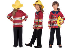 Child Costume  Fireman Age 8-10 Years