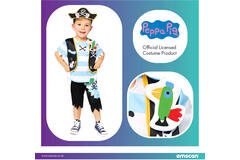 Baby Costume Peppa Pig George Pirate Age 1-2 Years