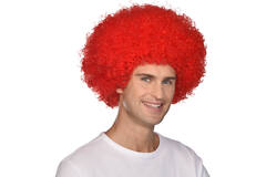 Costume Accessory Afro Wig Red One Size