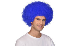 Costume Accessory Afro Wig Blue One Size
