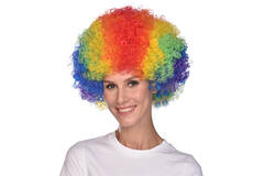 Costume Accessory Afro Wig Rainbow One Size