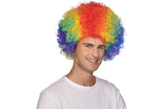 Costume Accessory Afro Wig Rainbow One Size
