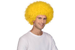 Costume Accessory Afro Wig Yellow One Size