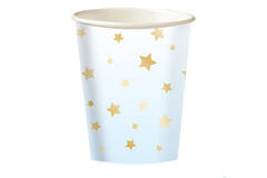 8 Cups 1st Birthday Blue Ombre Paper 250 ml