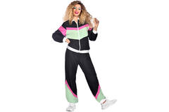 Costume 80's Joggersuit Black M