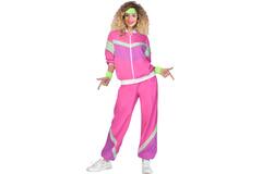 Costume 80's Joggersuit Pink S