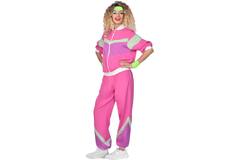 Costume 80's Joggersuit Pink S