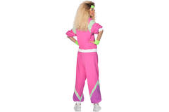Costume 80's Joggersuit Pink XL