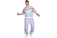 Costume 80's Joggersuit Purple XL