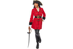 Womens Costume Captain Pirate Ladies Extra Large