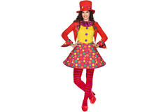 Womens Costume Circus clown dress Medium/Large