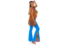 Womens Costume HIppie Party Girl Medium