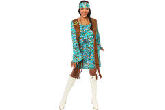 Womens Costume Peace Party Hippie Small