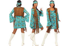 Womens Costume Peace Party Hippie Small