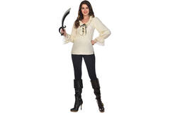 Womens Costume Pirate Blouse Extra Large
