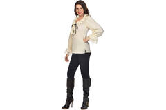 Womens Costume Pirate Blouse Extra Large