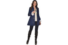 Womens Costume Pirate Tailcoat Large