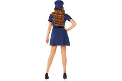 Womens Costume Police Woman Dress Large