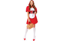 Womens Costume Red Riding  Medium/Large