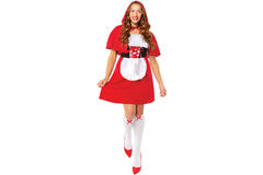 Womens Costume Red Riding  Large