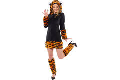 Womens Costume Tigeress Small