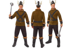 Mens Costume Viking King M
