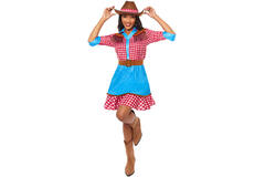 Womens Costume Wild West Cowgirl Large