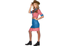 Womens Costume Wild West Cowgirl Large