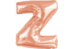Large Letter Z Rose Gold Foil Balloon N34 Packaged 83 cm x 60 cm