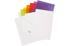 Lantern Building Kit DIY Rainbow Paper 12 Pieces