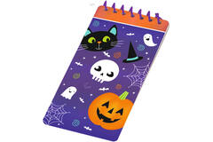 4 Spooky Notebook 5 cm x 10 cm