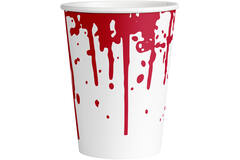 8 Cups Paper Bloody Good Time Paper 250 ml