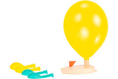 Ship with Latex Balloon Air Drive Wood / Latex 5 Parts
