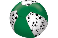 Balloon Case Fabric with 3 Latex Balloons Assorted 22.8 cm