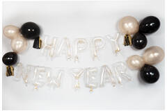 Decoration Kit Balloon Garland Happy New Year Latex / Paper / Plastic 30 Parts