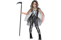 Child Costume Skeleton Reaper 10-12 Years