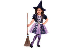 Child Costume Starlight Witch Age 6-8 Years